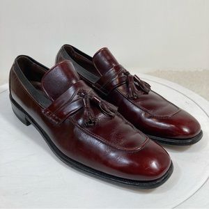 Allen Edmonds Men's Biscayne Tassel Loafer In Burgundy